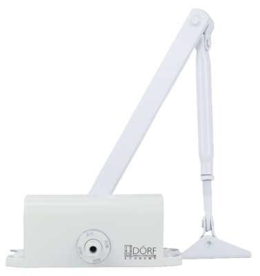 Дверной доводчик DORF Economy L-8222, Белый
