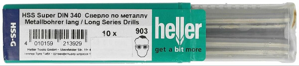 Сверло по металлу НSS-G удлиненное 340 RN 1,5x45x70мм (1 уп-10 шт)