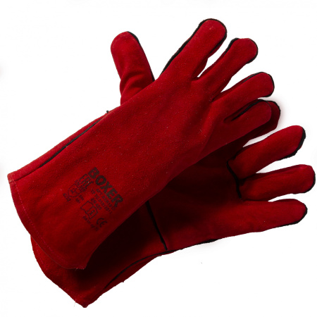 Краги BOXER спилковые на подкладке, BXR1612