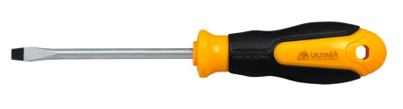 Отвертка Ultima "кожаная рукоятка", sl6x100 мм, намагничены