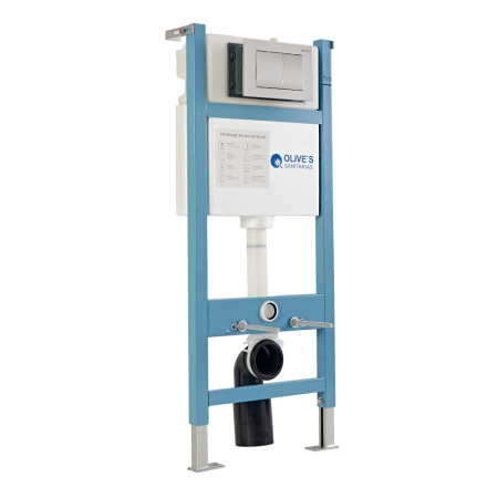 Инсталляция для подвесного унитаза (с клавишей), 48 см PORTO M48010-PR412C