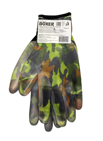 Перчатки BOXER садовые с полиуретановым покрытием, BXR250C