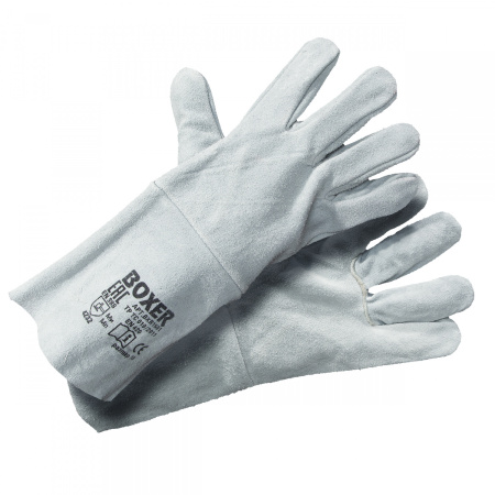 Краги BOXER спилковые без подкладки, BXR1501