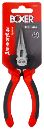  Длинногубцы Boxer, прямые, 160 мм