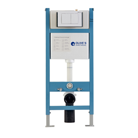 Инсталляция для подвесного унитаза (с клавишей), 48 см PORTO M48010-PR412W