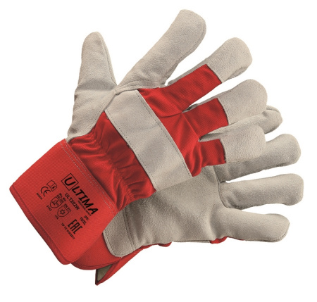 Перчатки ULTIMA комбинированные спилковые утепленные, ULT202W