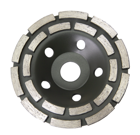 Чашка алмазная зачистная, Ultima, 125 мм, двухрядная